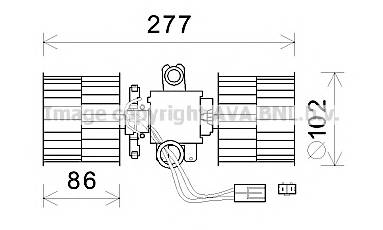 AVA QUALITY COOLING SA8022 Электродвигатель, вентиляц