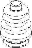 TOPRAN 200 516 Пыльник, приводной вал