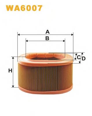 WIX FILTERS WA6007 Воздушный фильтр WIX FILTERS WA6007 Воздушный фильтр