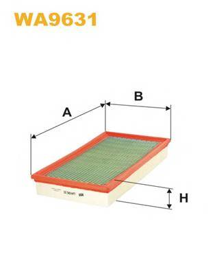 WIX FILTERS WA9631 Воздушный фильтр