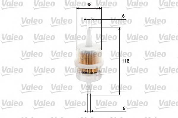 VALEO 587011 Топливный фильтр VALEO 587011 Топливный фильтр