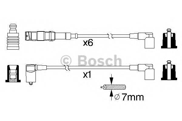 BOSCH 0 986 356 332 Комплект проводов зажигани