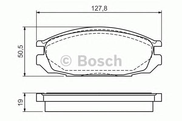 BOSCH 0 986 461 133 Комплект тормозных колодок... BOSCH 0 986 461 133 Комплект тормозных колодок...