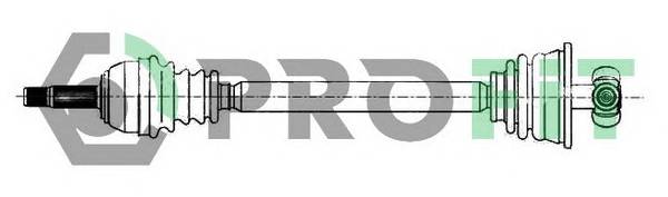 PROFIT 2730-0074 Напіввісь PROFIT 2730-0074 Напіввісь