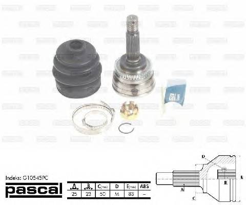PASCAL G10545PC Шарнирный комплект, привод... PASCAL G10545PC Шарнирный комплект, привод...