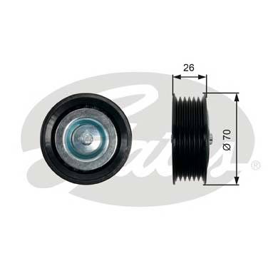 GATES T36469 Паразитный / ведущий ролик, 