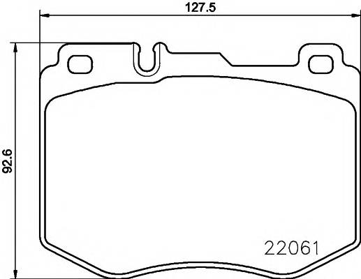TEXTAR 2206101 Гальмiвнi колодки, к-кт. TEXTAR 2206101 Гальмiвнi колодки, к-кт.