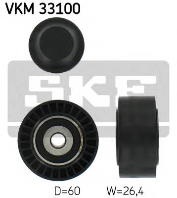 SKF VKM 33100 Паразитный / ведущий ролик, 