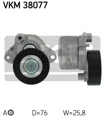 SKF VKM 38077 Натяжной ролик, поликлинов