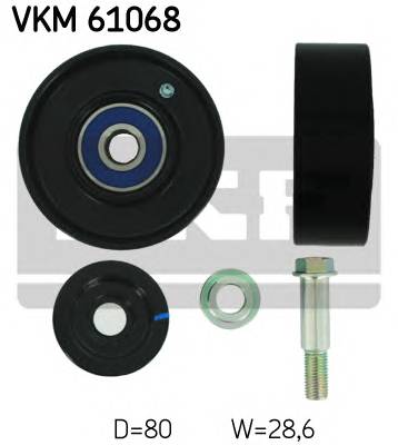 SKF VKM 61068 Паразитный / ведущий ролик, 