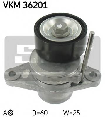 SKF VKM 36201 Натяжной ролик, поликлинов
