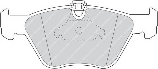 FERODO FDB1073 Комплект тормозных колодок