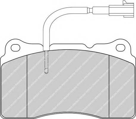 FERODO FDB1794 Комплект тормозных колодок