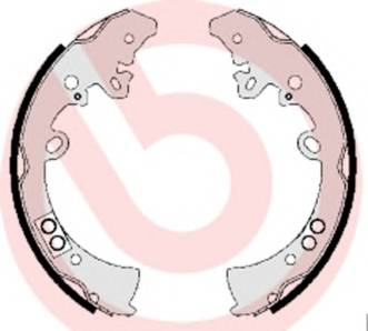 BREMBO S 83 550 Комплект гальмівних колодо...