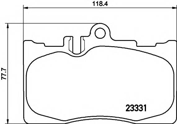 HELLA 8DB 355 009-861 Комплект тормозных колодок... HELLA 8DB 355 009-861 Комплект тормозных колодок...