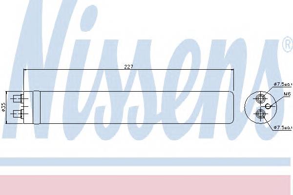 NISSENS 95480 Осушитель, кондиционер