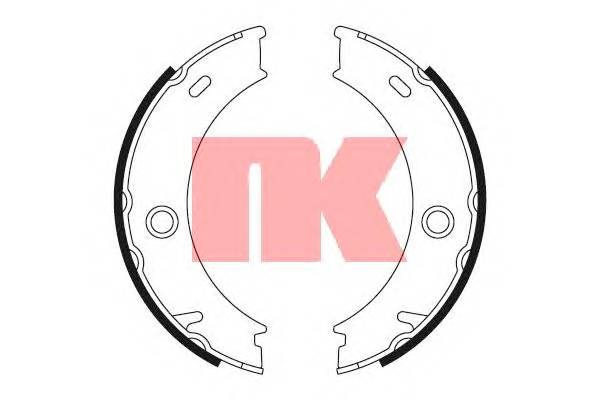 NK 2733678 Комплект тормозных колодок