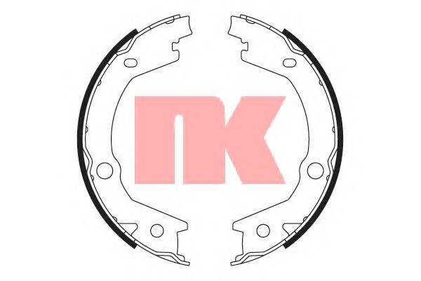 NK 2734745 Комплект гальмівних колодо... NK 2734745 Комплект гальмівних колодо...