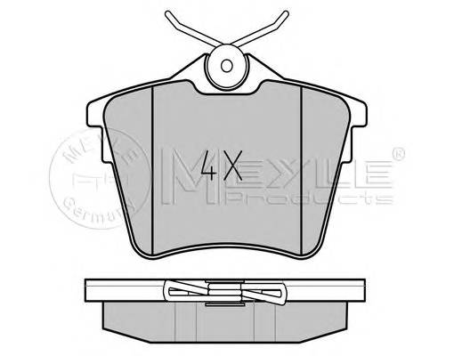 MEYLE 025 241 3517 Комплект тормозных колодок