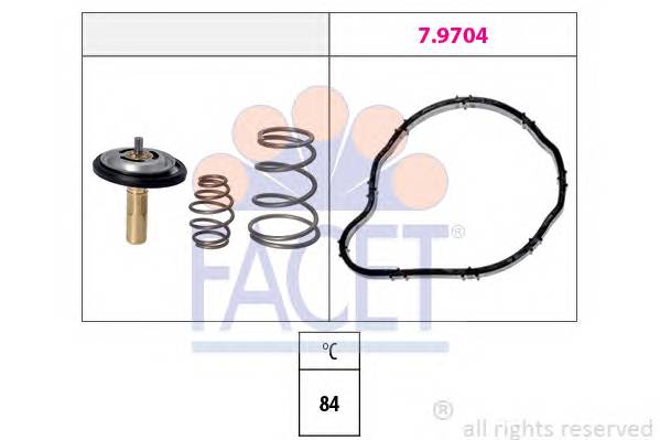FACET 7.8841 Термостат, охлаждающая жид... FACET 7.8841 Термостат, охлаждающая жид...