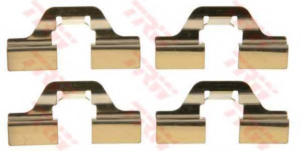 TRW PFK405 Комплектуючі, колодки диск...