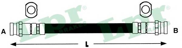 LPR 6T47916 Тормозной шланг LPR 6T47916 Тормозной шланг
