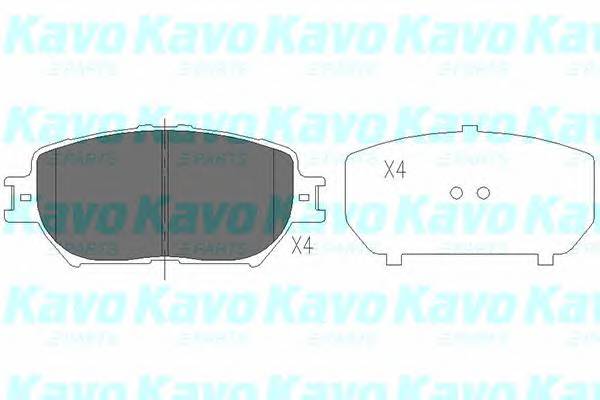 KAVO PARTS KBP-9070 Комплект гальмівних колодо... KAVO PARTS KBP-9070 Комплект гальмівних колодо...