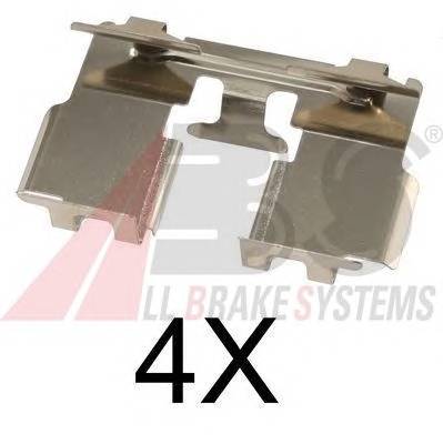 A.B.S. 1760Q Комплектующие, колодки дис... A.B.S. 1760Q Комплектующие, колодки дис...