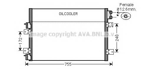AVA QUALITY COOLING CRA5113 Конденсатор, кондиціонер AVA QUALITY COOLING CRA5113 Конденсатор, кондиціонер