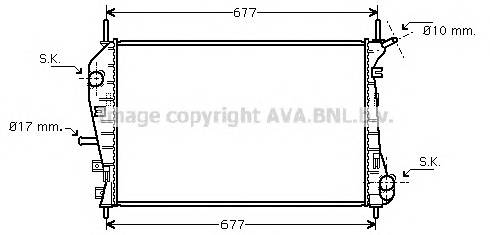 AVA QUALITY COOLING FDA2376 Радиатор, охлаждение двига... AVA QUALITY COOLING FDA2376 Радиатор, охлаждение двига...