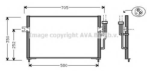 AVA QUALITY COOLING MT5100 Конденсатор, кондиціонер AVA QUALITY COOLING MT5100 Конденсатор, кондиціонер