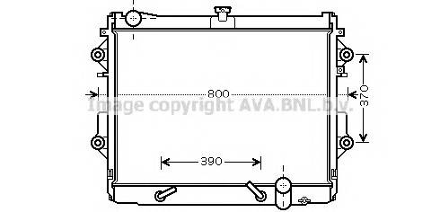 AVA QUALITY COOLING TO2491 Радиатор, охлаждение двига... AVA QUALITY COOLING TO2491 Радиатор, охлаждение двига...