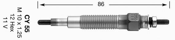 NGK 3861 Свеча накаливания NGK 3861 Свеча накаливания