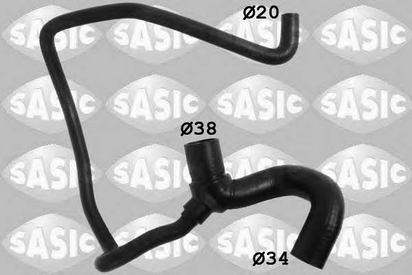 SASIC 3406258 Шланг радиатора SASIC 3406258 Шланг радиатора