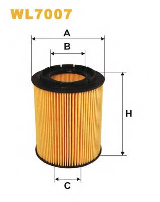 WIX FILTERS WL7007 Масляний фільтр WIX FILTERS WL7007 Масляний фільтр