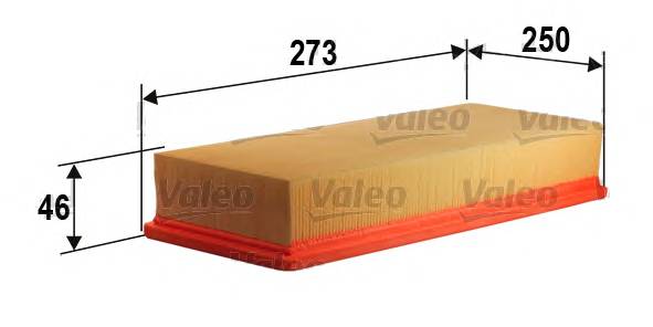 VALEO 585224 Воздушный фильтр