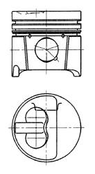 KOLBENSCHMIDT 94786710 Поршень KOLBENSCHMIDT 94786710 Поршень