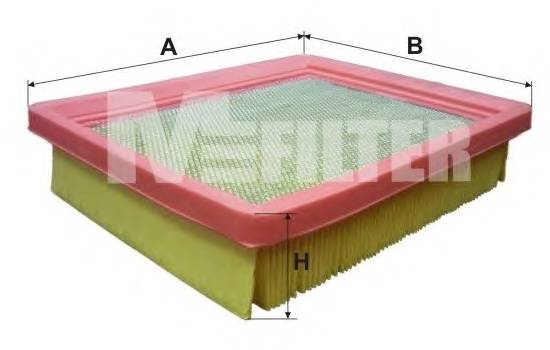 MFILTER K400 Фiльтр салону MFILTER K400 Фiльтр салону