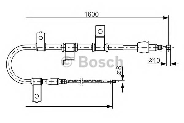 BOSCH 1 987 482 073 Трос, стояночная тормозная ... BOSCH 1 987 482 073 Трос, стояночная тормозная ...