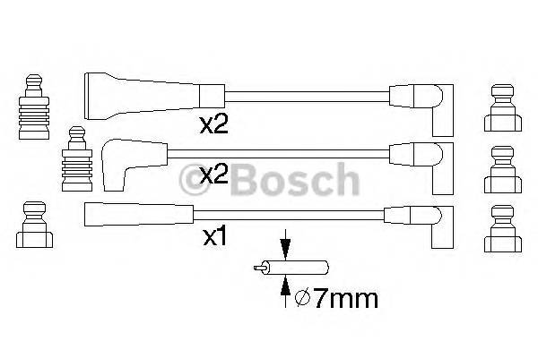 BOSCH 0 986 356 780 Комплект проводов зажигани... BOSCH 0 986 356 780 Комплект проводов зажигани...