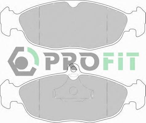 PROFIT 5000-0732 Колодки гальмівні дискові PROFIT 5000-0732 Колодки гальмівні дискові