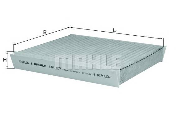 KNECHT LAK 457 Фильтр, воздух во внутренно