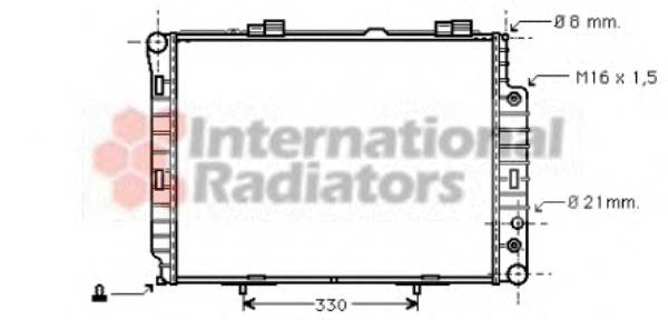 VAN WEZEL 30002189 Радиатор, охлаждение двига