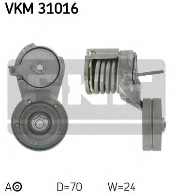 SKF VKM 31016 Натяжной ролик, поликлинов