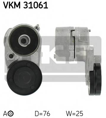 SKF VKM 31061 Натяжной ролик, поликлинов