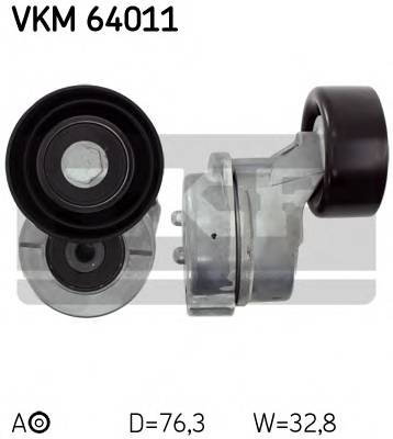 SKF VKM 64011 Натяжной ролик, поликлинов