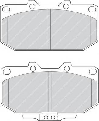 FERODO FDB986 Комплект тормозных колодок