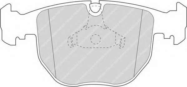 FERODO FDB997 Комплект тормозных колодок