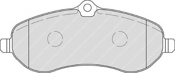 FERODO FVR1771 Комплект тормозных колодок...