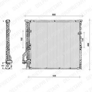 DELPHI TSP0225014 Конденсатор, кондиціонер DELPHI TSP0225014 Конденсатор, кондиціонер